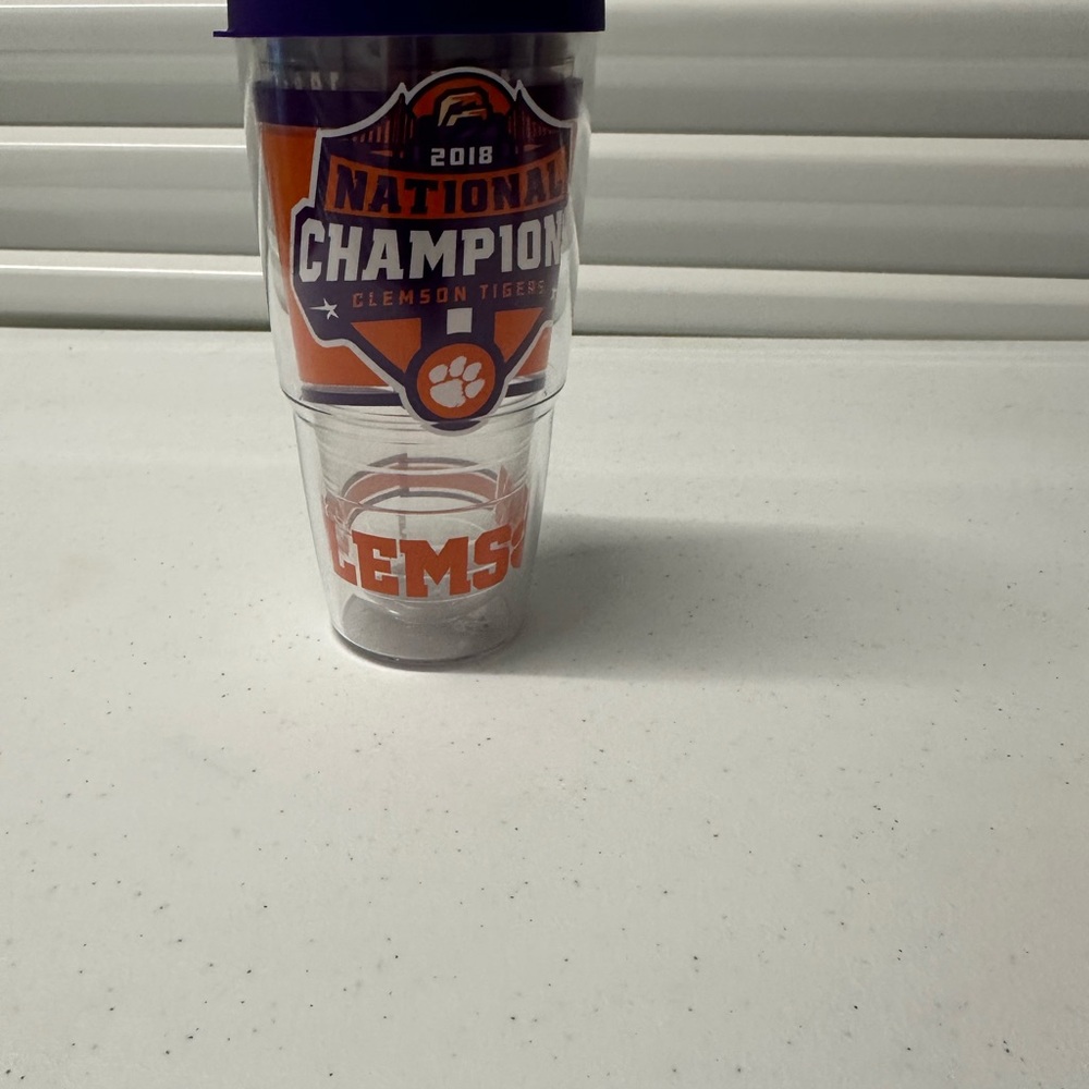 Clemson Tigers National Champions Tervis Tumbler - Orange and Purple